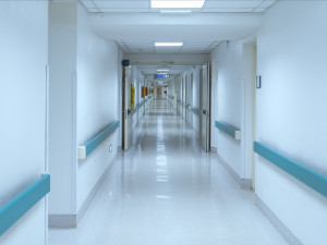 Rural hospital hallway